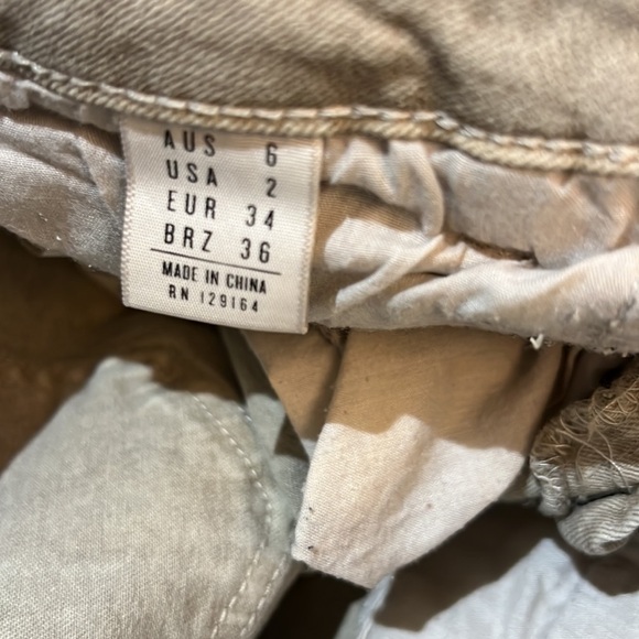 Cotton On Ripped Distressed Skinny Denim Tan Jeans - Picture 8 of 9